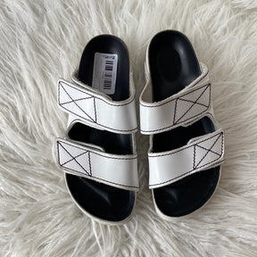 Birkenstock Proenza Schouler White Arizona Slides, 37
