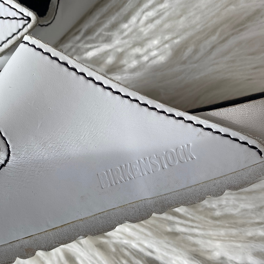 Birkenstock Proenza Schouler White Arizona Slides, 37