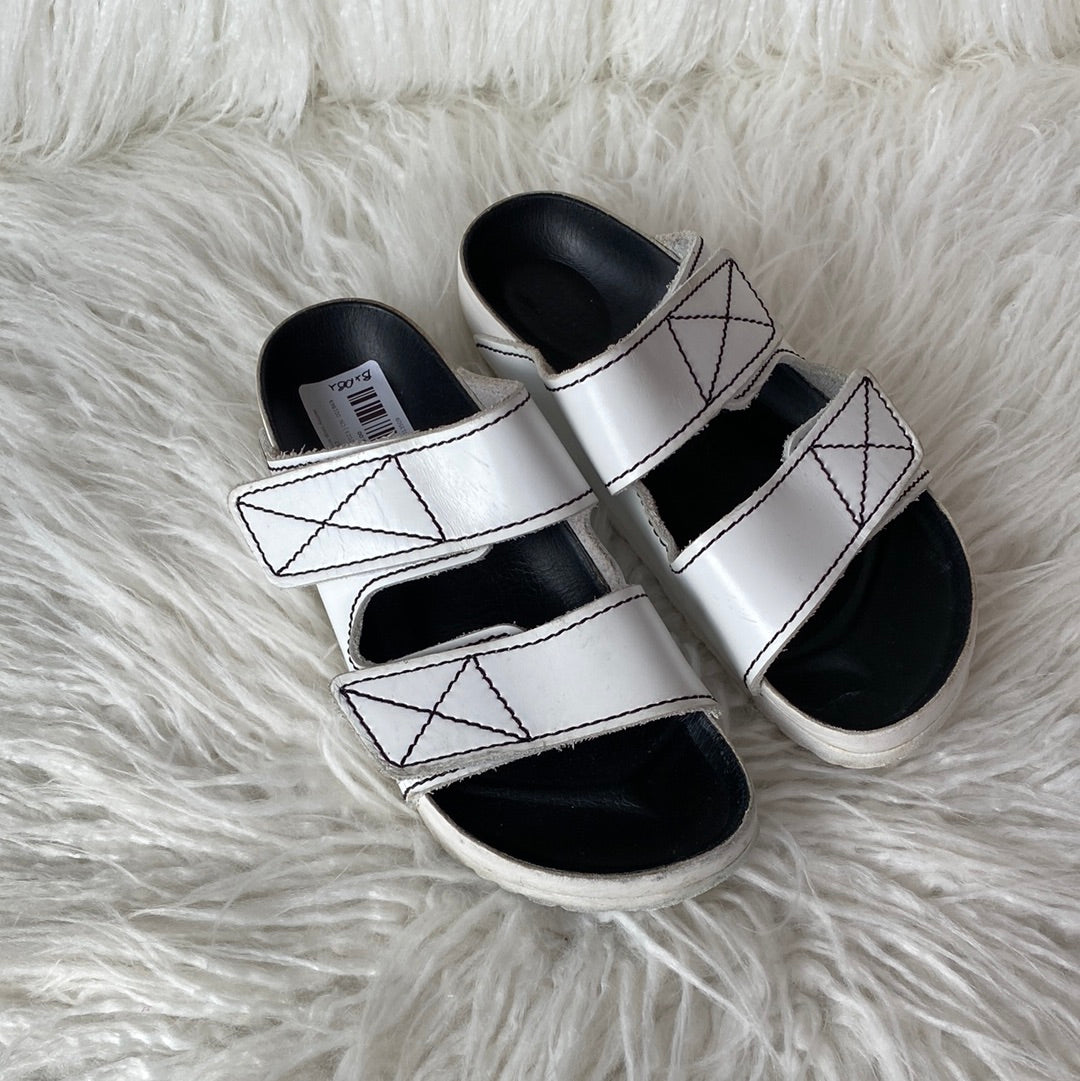 Birkenstock Proenza Schouler White Arizona Slides, 37