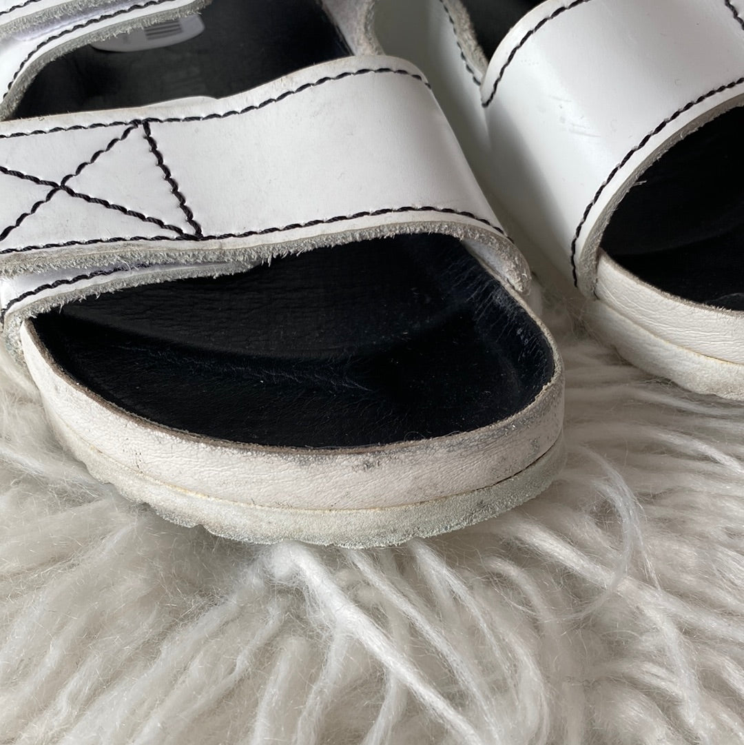Birkenstock Proenza Schouler White Arizona Slides, 37