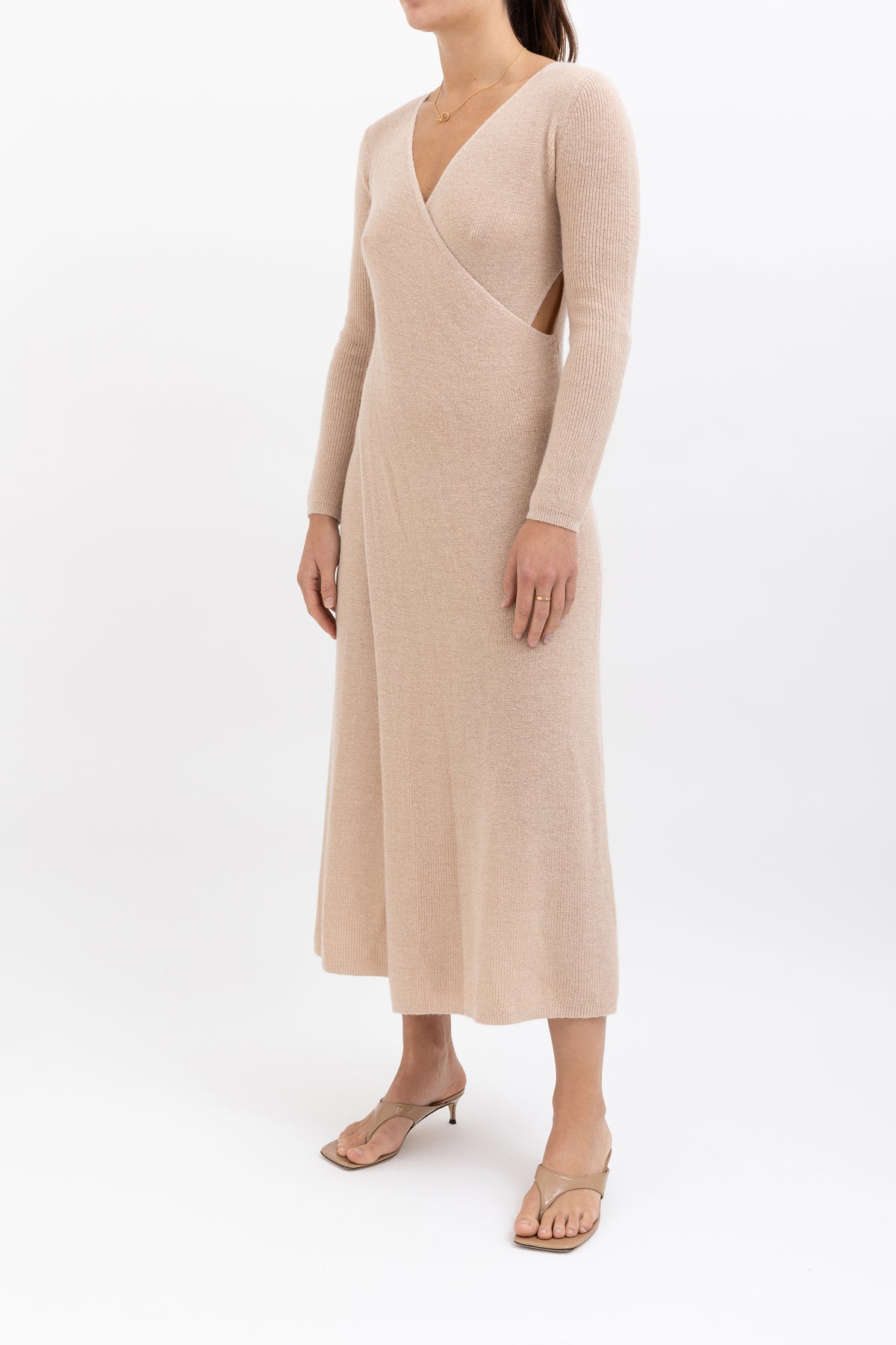 Lissie Knit Wrap Dress