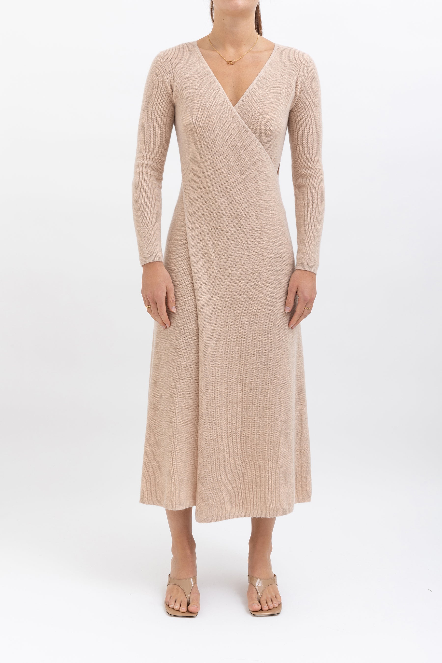 Lissie Knit Wrap Dress