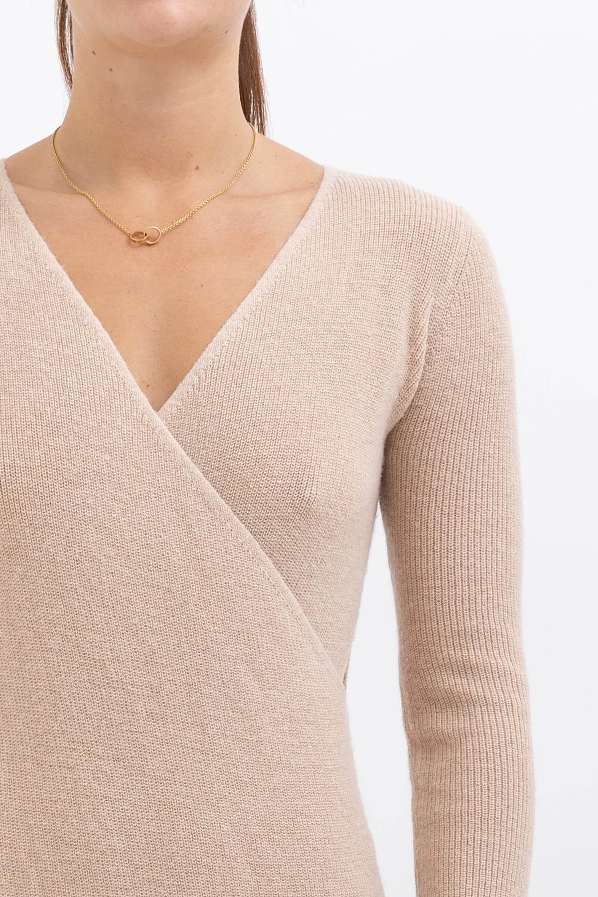 Lissie Knit Wrap Dress