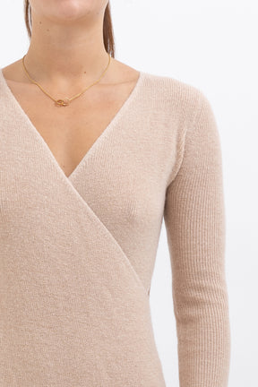 Lissie Knit Wrap Dress