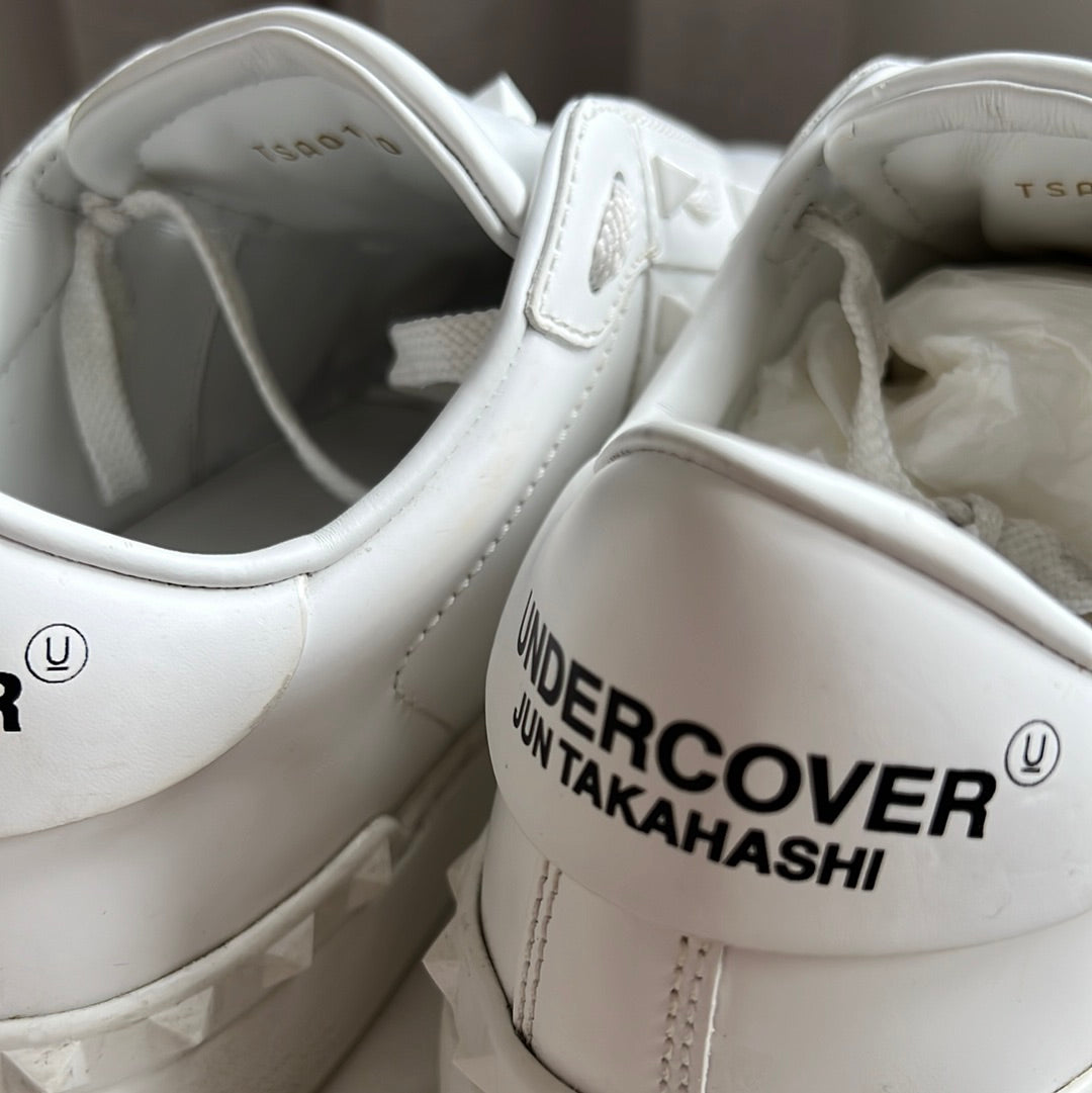 Valentino Garavani Undercover Jun Takahashi white sneakers Rose print, 40